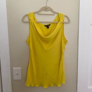 Willi Smith Cowl Neck Sleeveless Blouse | Size L